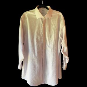 Brooks Brothers 1818 Regent Oxford Purple Pin Stripe Long Sleeve Shirt.